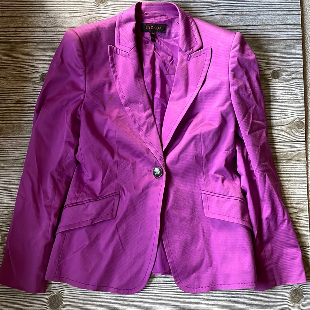 ESCADA hot pink blazer